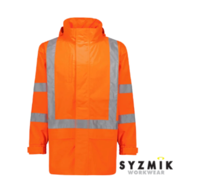 ZJ657 Mens TTMC-W23 Hi Vis X Back Ultralite Waterproof Jacket