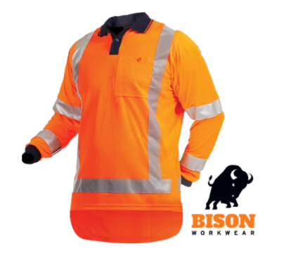 Bison Long Sleeve  Polo - TTMC