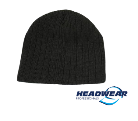 Cable Knit Beanie - Fleece Lined