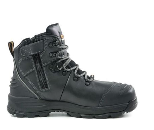 Wide Fit - XT Zip Side Lace Up Safety Boot * NOW $165*