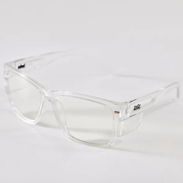 Natty BIG Kenneth Clear Frame/Clear Lens Safety Glasses