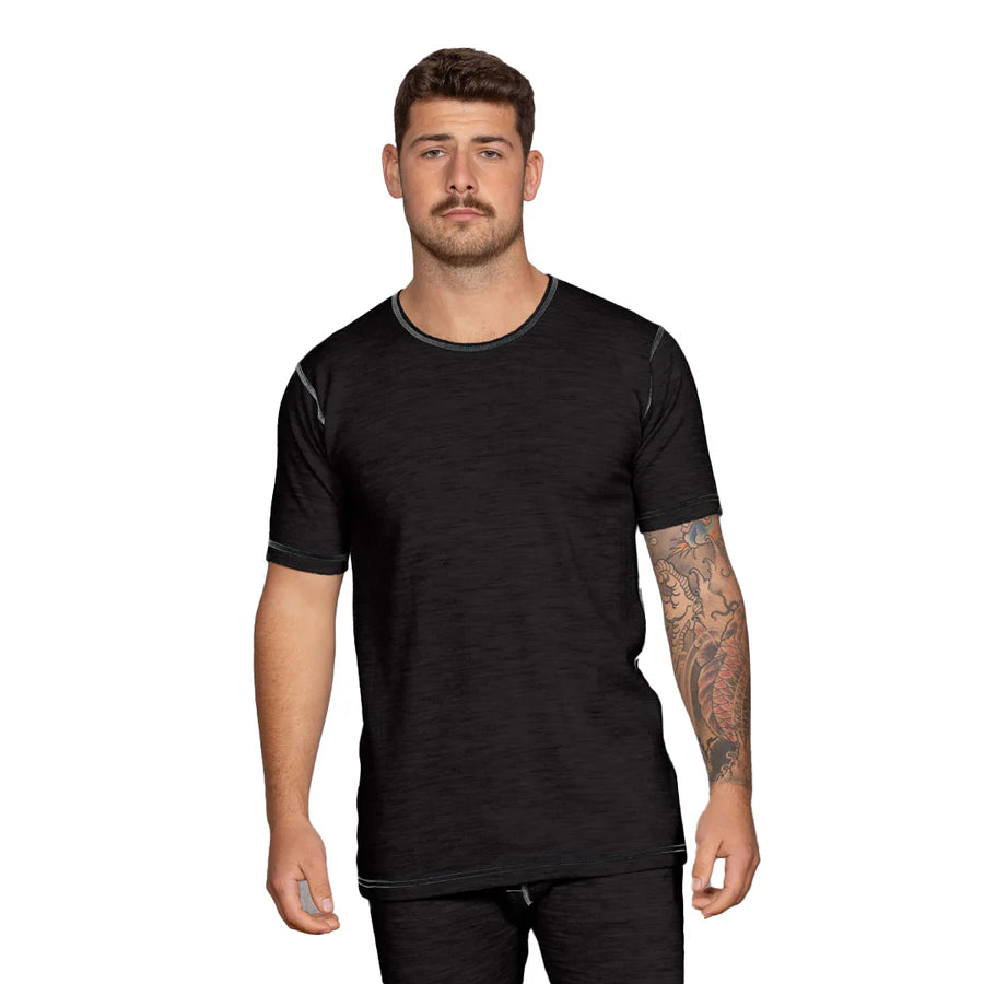 D23 - Heavyweight 100% Merino Crew Neck Short Sleeve