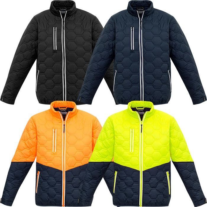 ZJ420 - Unisex Hexagonal Puffer Jacket