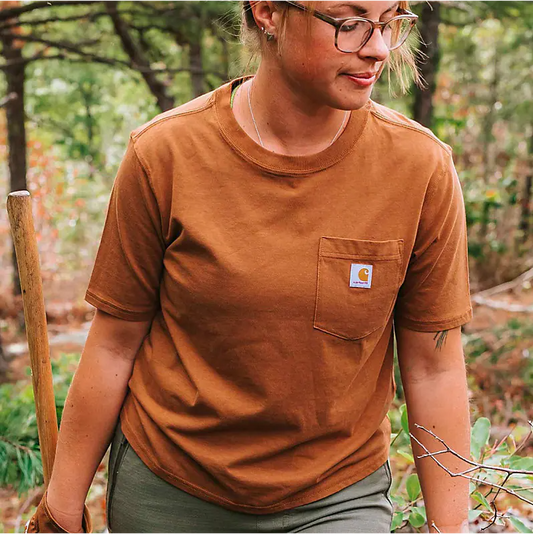 Carhartt WOMENS Loose fit lightweight SS pocket T-Shirt