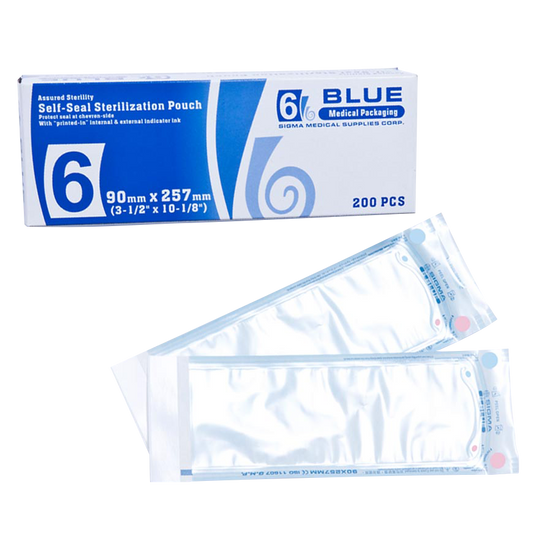 Self Seal Pouches 135mm x 283mm 200's
