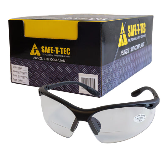 Safe-T-Tec Bi-focal Magnifying Safety Glasses