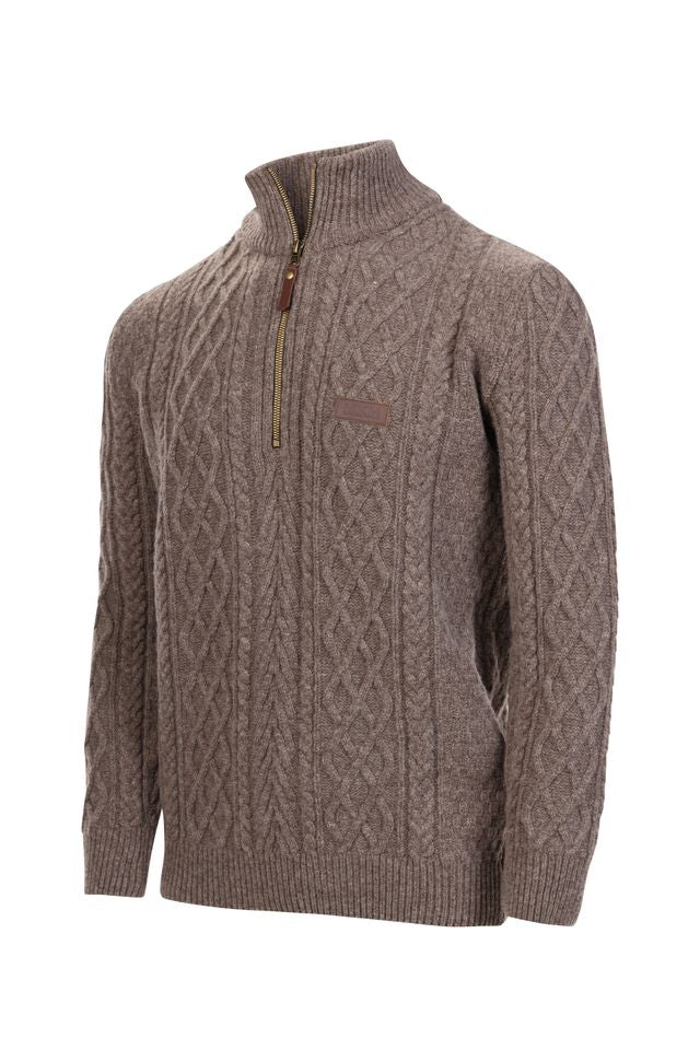MKM Highland  Half Zip- 100% WOOL