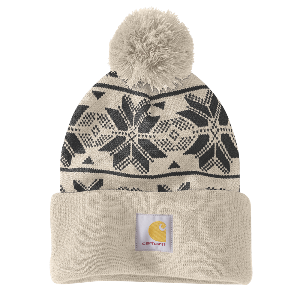 Carhartt Knit Pom Jacquard Beanie