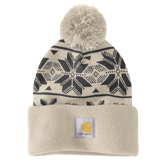 Carhartt Knit Pom Jacquard Beanie
