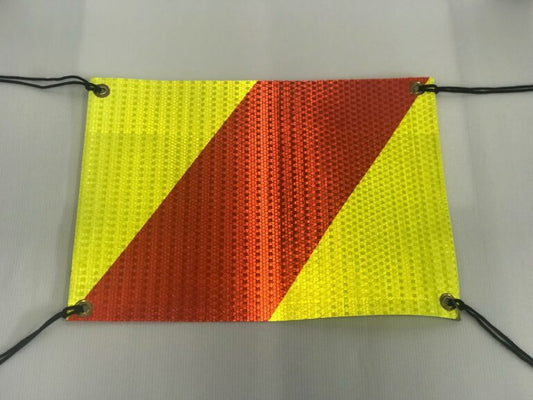 REFLECTIVE Day / Night Panel FLAG with eyelets & ties