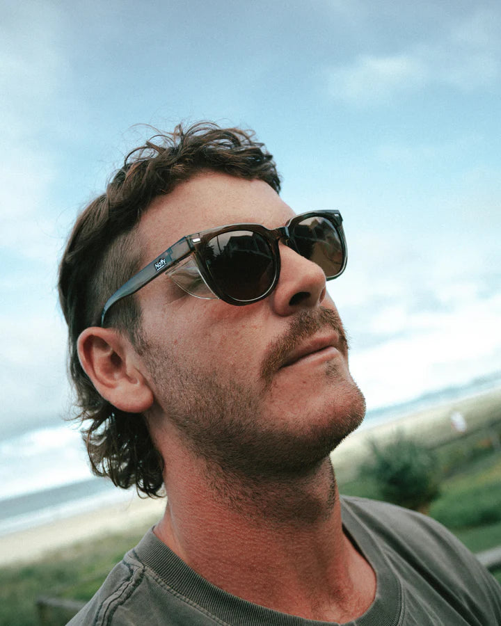 Natty Roys Olive Frame / Brown Lens Polarised Safety Glasses