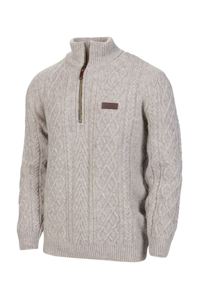 MKM Highland  Half Zip- 100% WOOL