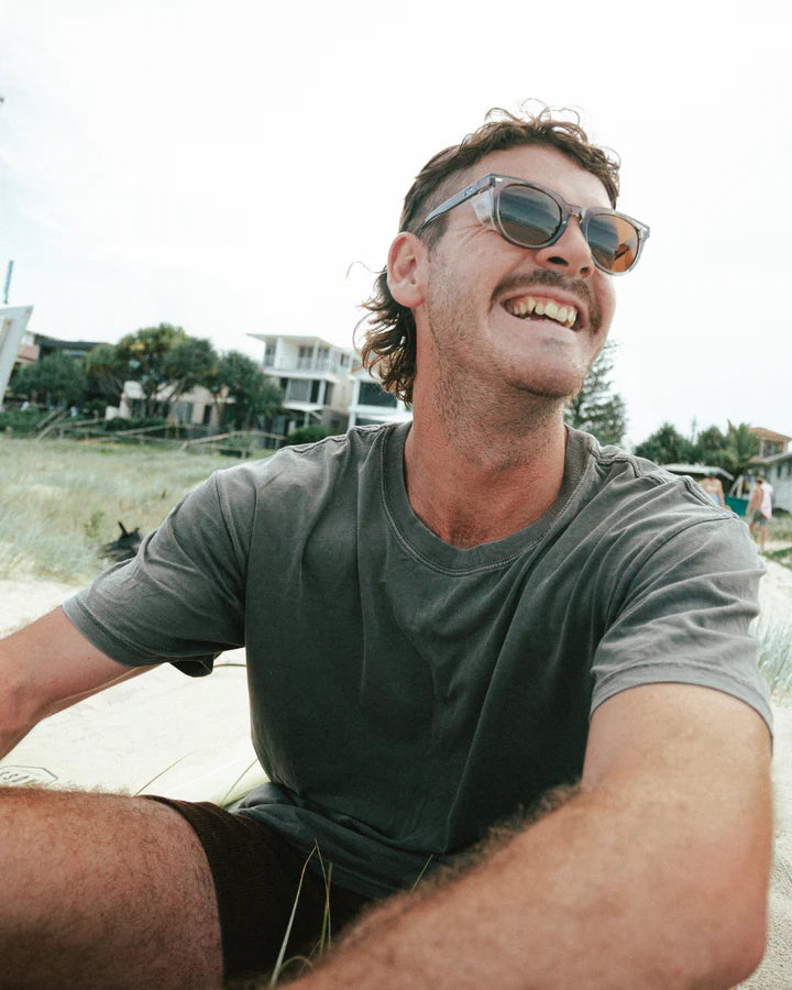 Natty Roys Steel Frame / Brown Lens Polarised Safety Glasses