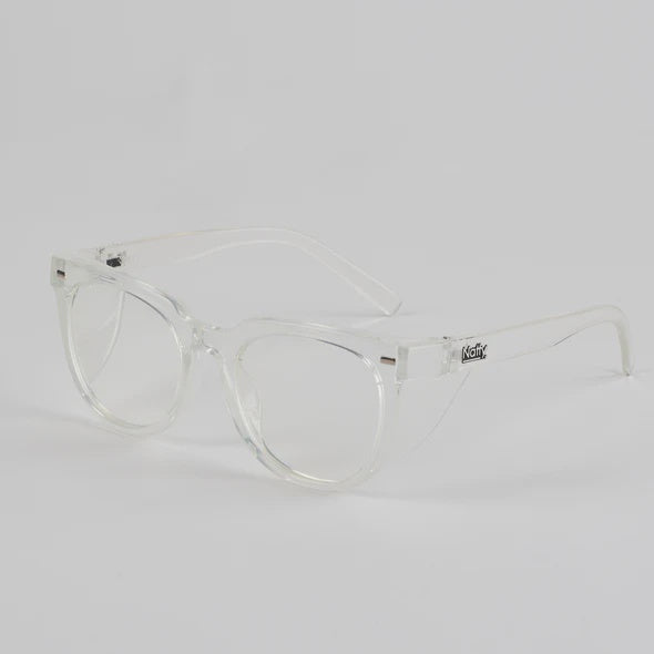 Natty Roys Clear Frame / Clear Lens Safety Glasses