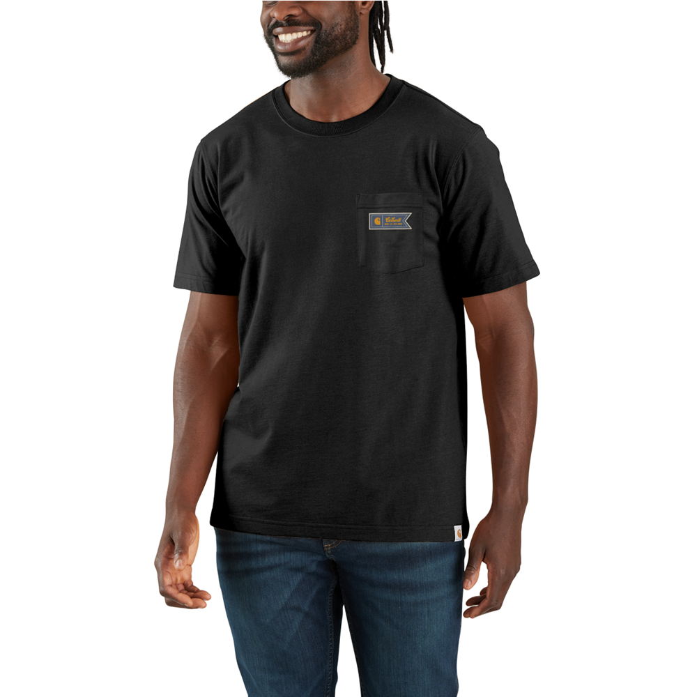 *NEW* Carhartt LIGHTWEIGHT Relaxed fit Pocket Script Graphic T-Shirt