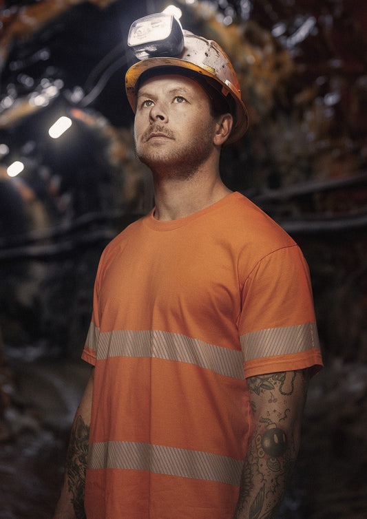 ZH510 -  Hi Vis Segmented Tape Cotton Tee Shirt