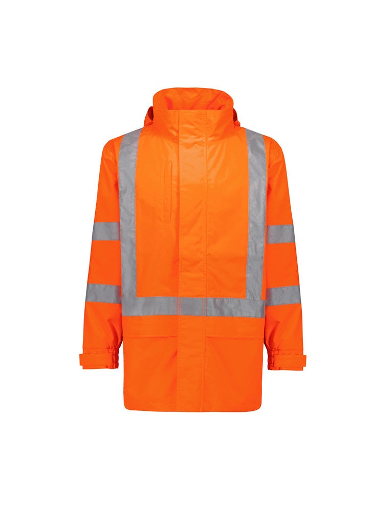 ZJ657 Mens TTMC-W23 Hi Vis X Back Ultralite Waterproof Jacket