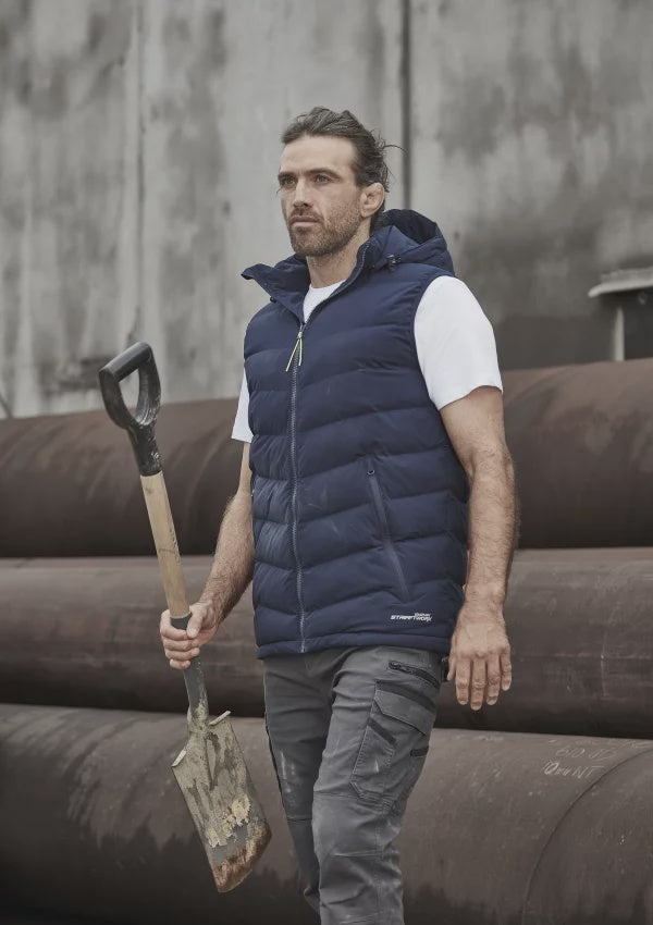 ZV245 - Unisex Streetworx Hooded Puffer Vest