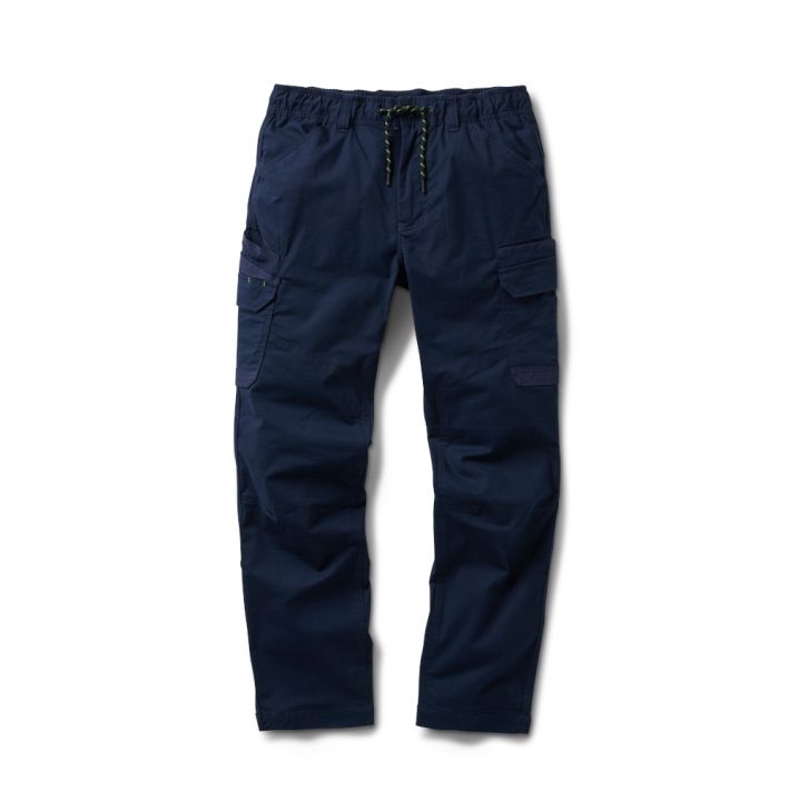 *NEW* Elastic Waist Stretch Ripstop Pant Black - WP-12