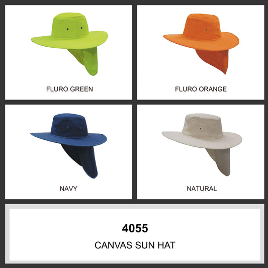 4055 Canvas Sun Hat