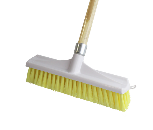 Van Truckwash brush plastic back yellow 280mm - head only