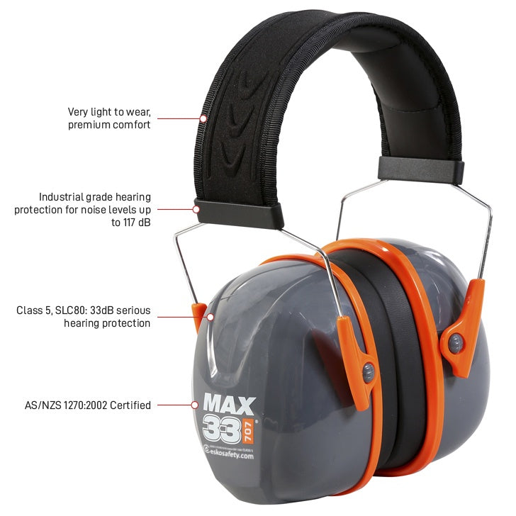Esko Max33 (707) Banded Earmuff - Grade 5