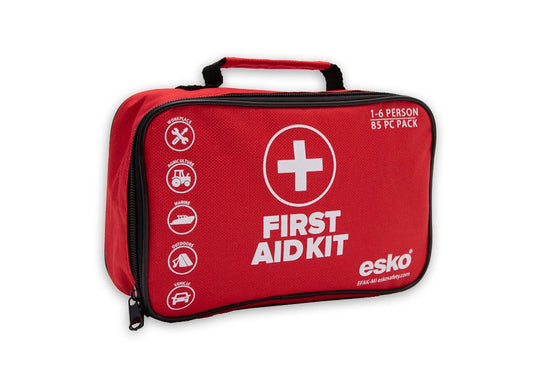 Esko First Aid Kit, 1-6 Person, 85pc