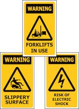 PVC  Sign 340mm X 240mm