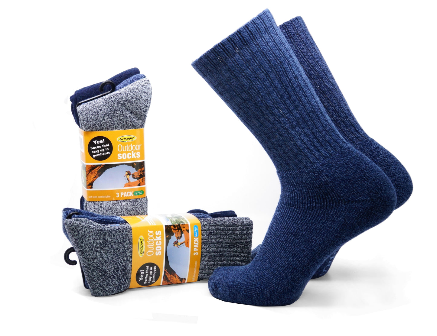 Grisport Mens Socks -  3pk