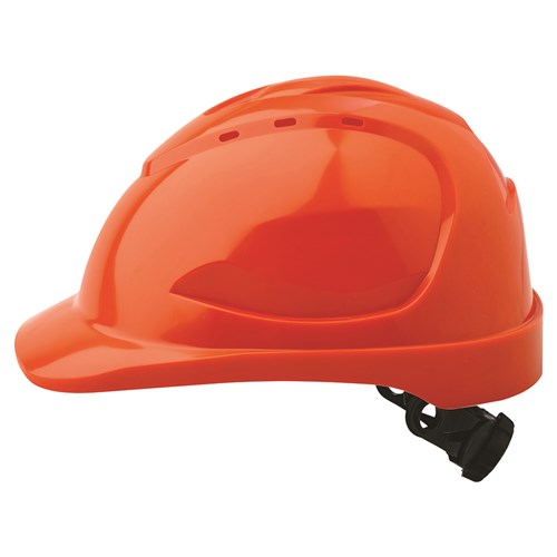 Hard Hat Vented Slotted - Ratchet harness