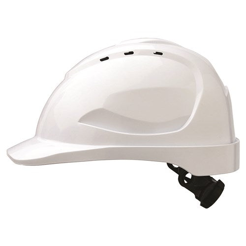 Hard Hat Vented Slotted - Ratchet harness