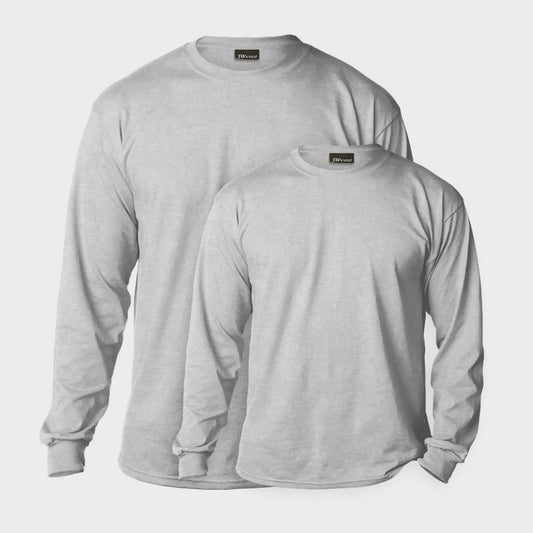 JB 1LS Long Sleeve Cotton Tee - Cuffed Sleeve