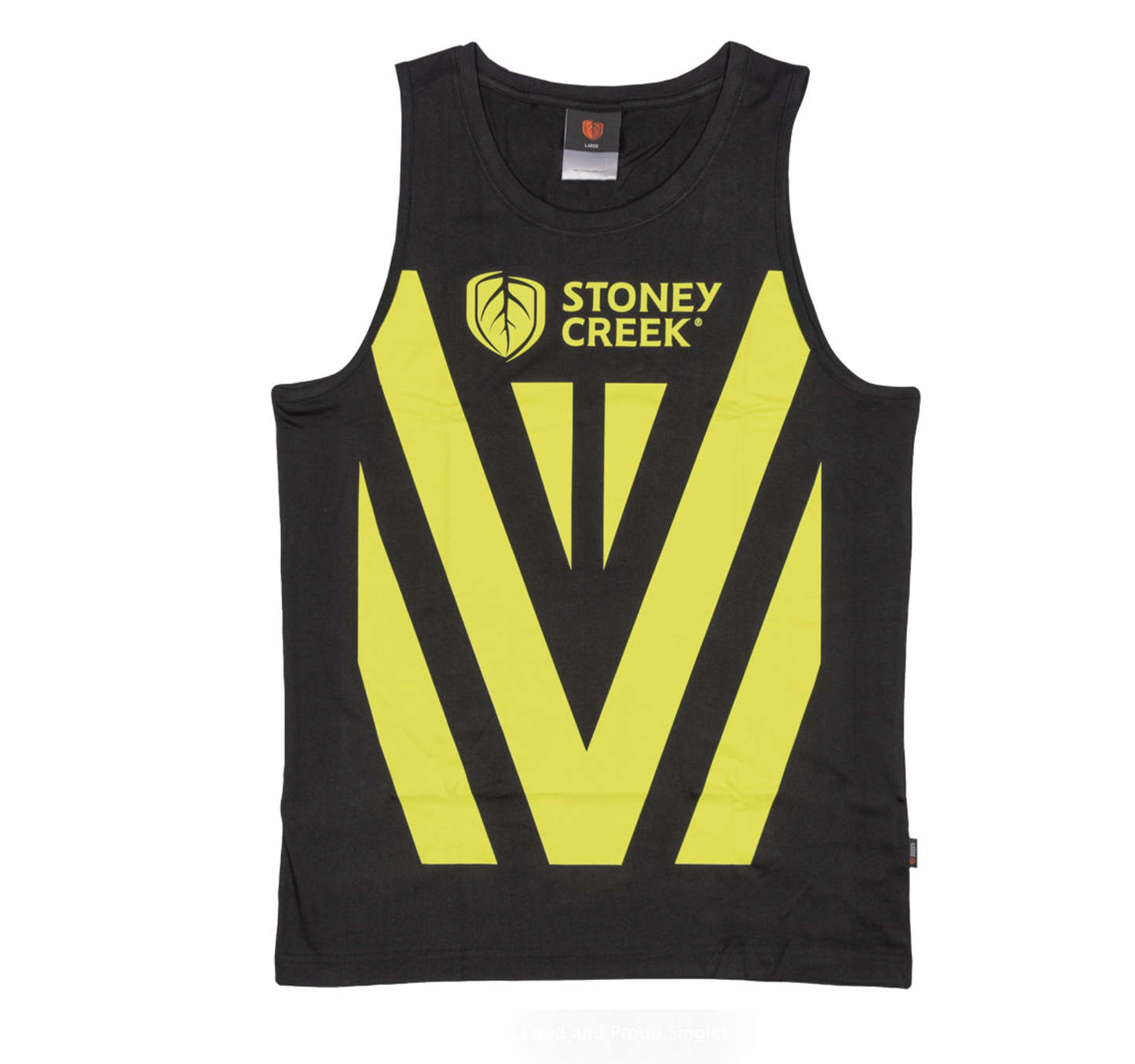 Stoney Creek Loud and Proud Singlet-  Now $25