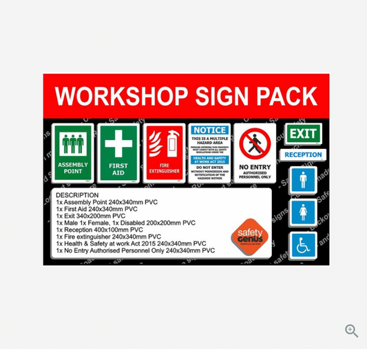 Workshop Sign Starter Pack