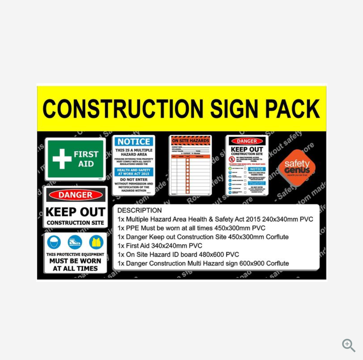 Construction Sign Starter Pack