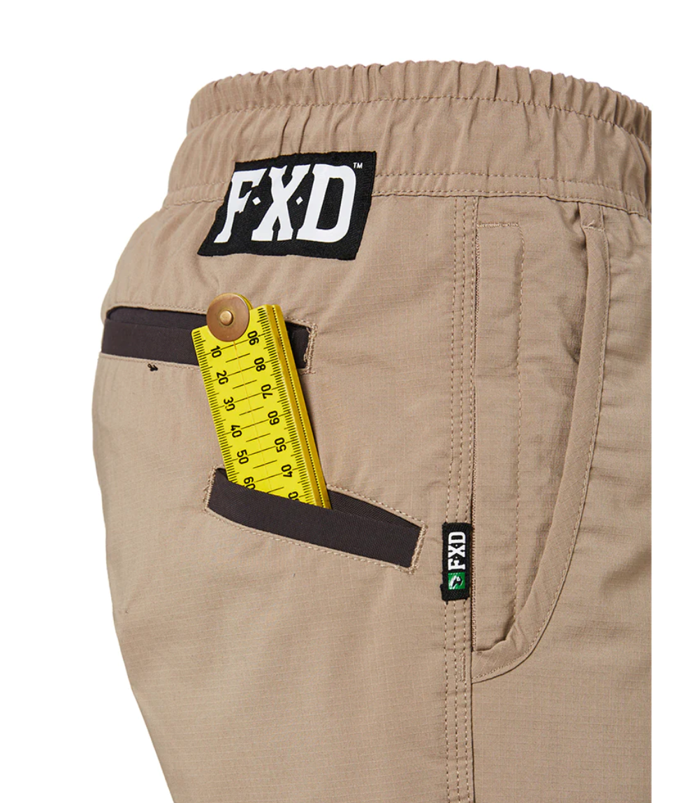 FXD Stretch Ripstop Work Shorts - Elastic Waist WS-4