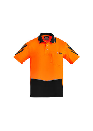 ZH315 - Mens Hi Vis Flux Short Sleeve Polo