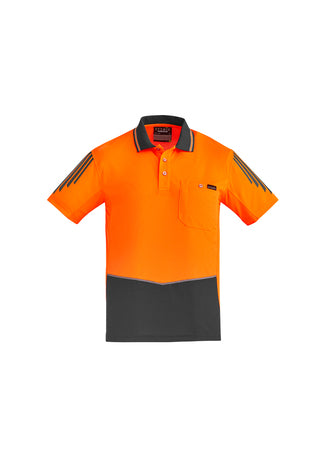 ZH315 - Mens Hi Vis Flux Short Sleeve Polo