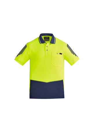 ZH315 - Mens Hi Vis Flux Short Sleeve Polo