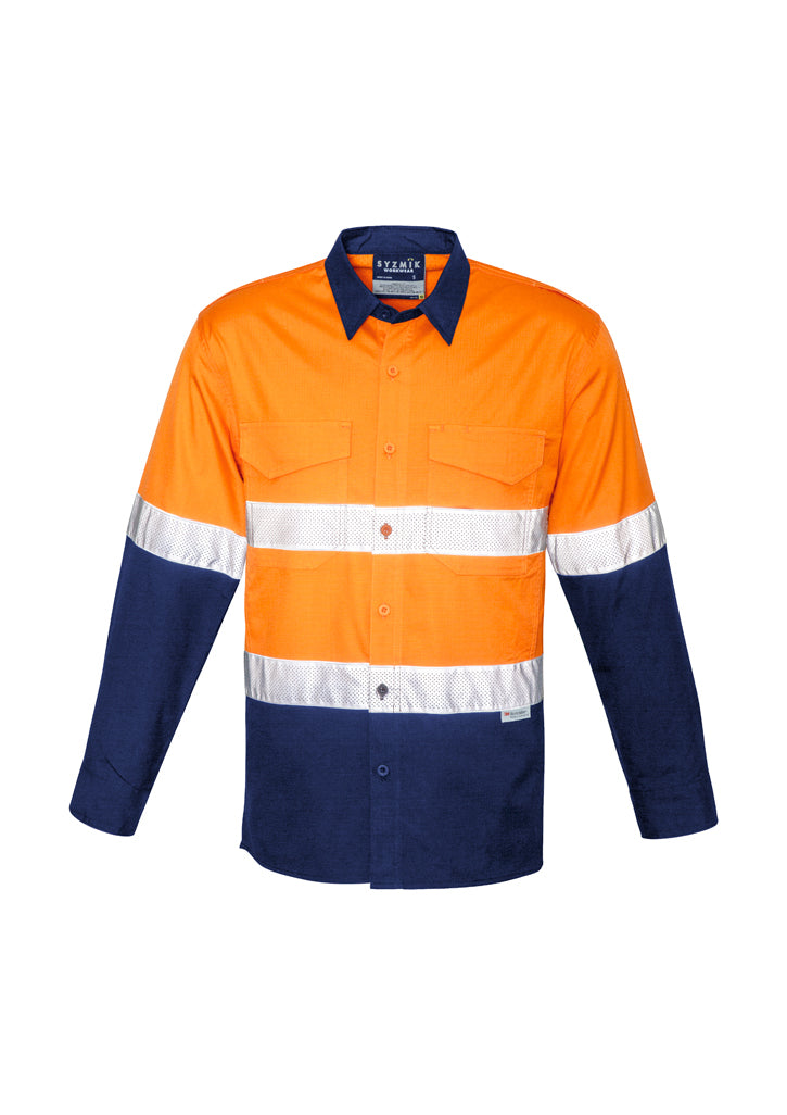 ZW129 RUGGED VENTED ORANGE SHIRT D/N