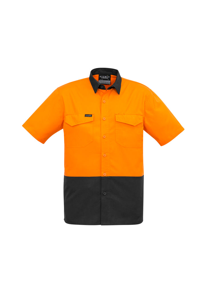 Hi Vis Spliced Short Sleeve Shirt ZW815