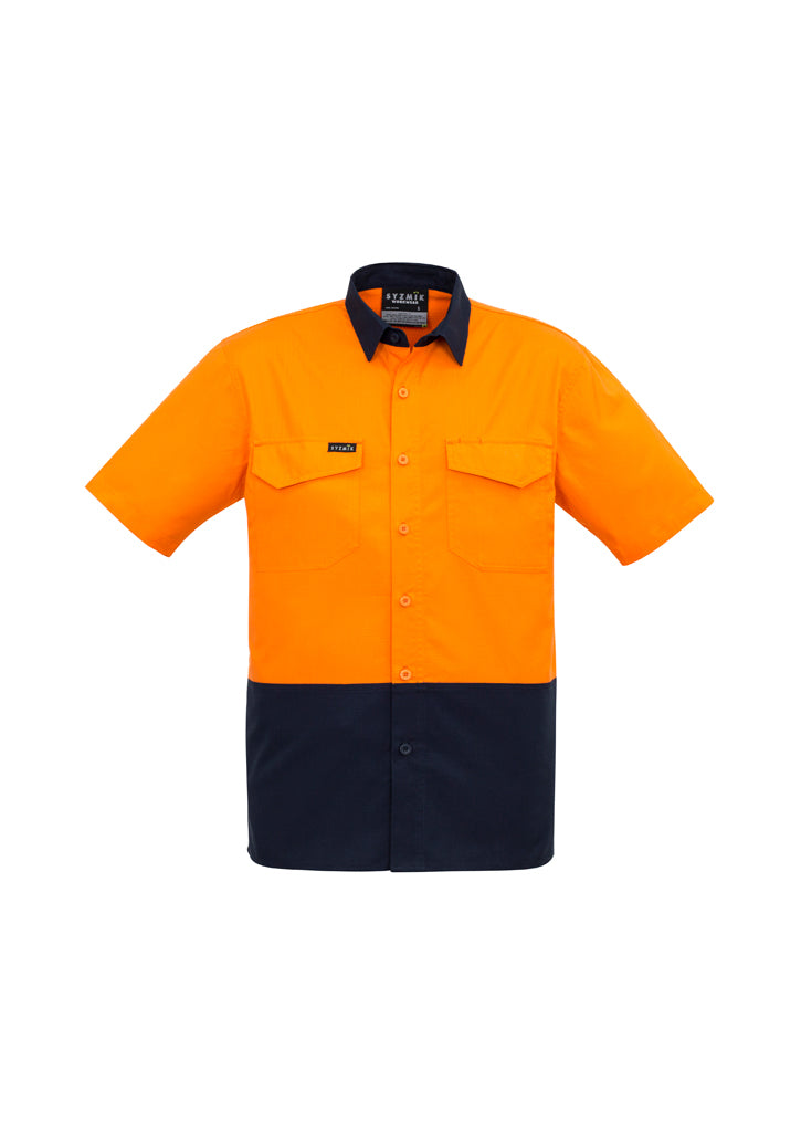 Hi Vis Spliced Short Sleeve Shirt ZW815