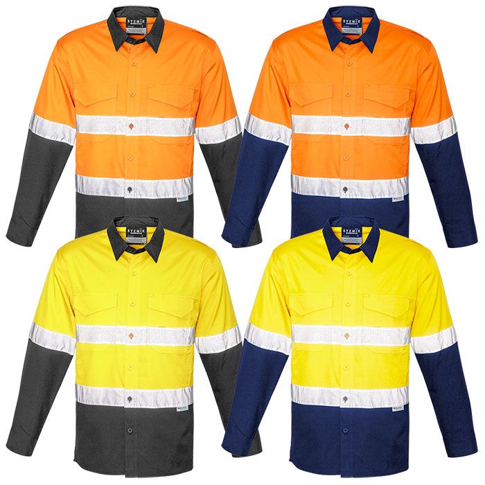 ZW129 RUGGED VENTED ORANGE SHIRT D/N