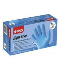 High Five Blue SensorTouch Nitrile Gloves 100's