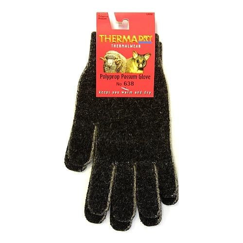 Thermadry Merino/Possum Polyprop Glove - Full Glove