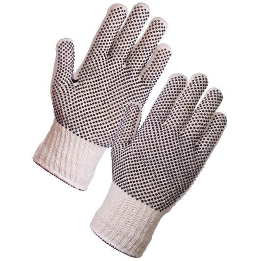 Dot Palm Gloves L - 12's