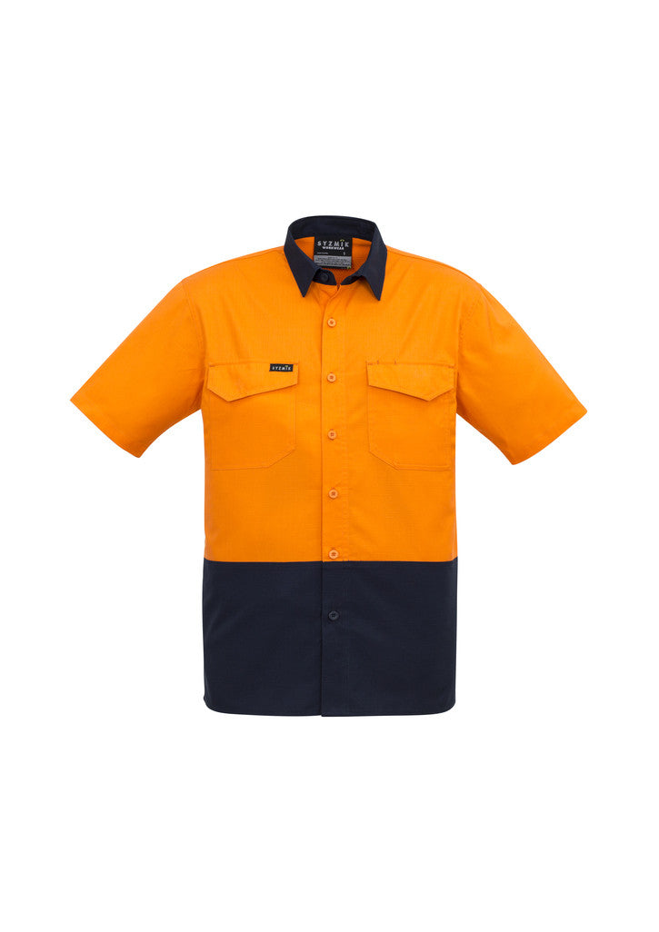 Hi Vis Spliced Short Sleeve Shirt ZW815